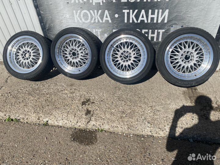 Колеса в сборе bbs r17 летние 5х100, 5х114.3