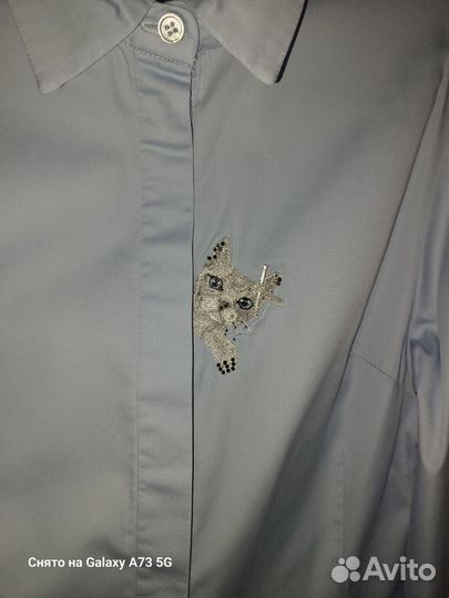 Школьная рубашка для девочки Noble People 164 р-р