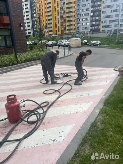 Аренда компрессора с отбойными молотками