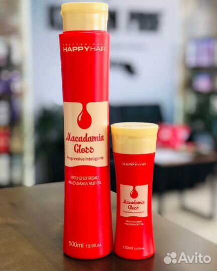 Happy Hair Macadamia Gloss кератин