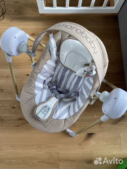 Электрические качели детские amarobaby
