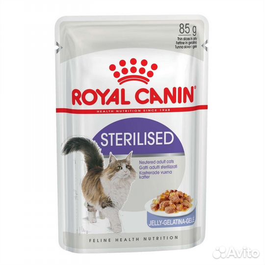 Влажный корм Royal Canin Sterilised в желе