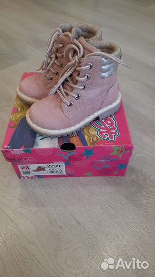 Ботинки демисезонные для девочки 23 размер