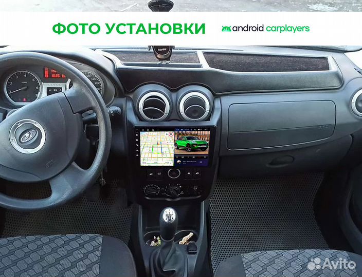 Магнитола 3.32 qled LADA Largus 12-2021 black