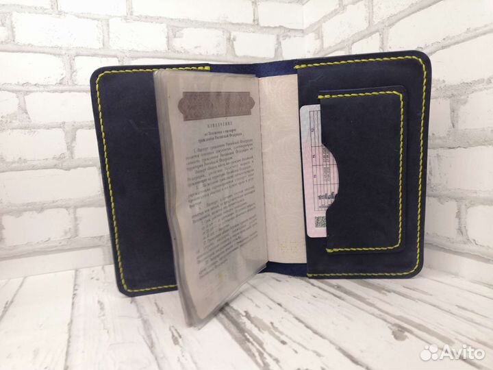 Обложка на паспорт из кожи