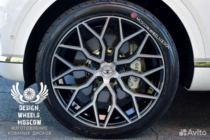 Кованые диски R22 на Genesis GV80 JX1