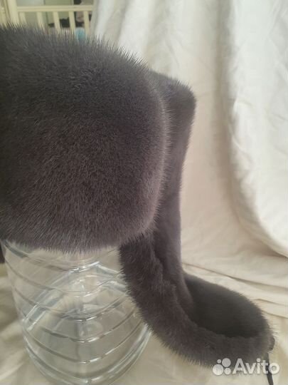 Норковая шапка мужская новая