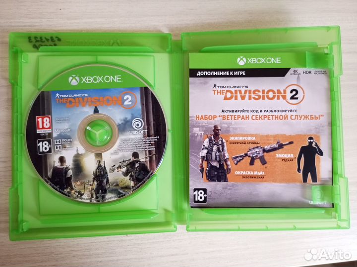 Tom Clancys the Division 2 Xbox диск