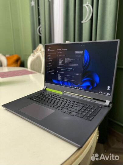 Игровой ноутбук Asus rog strix g17 rtx 3080