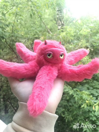 Хмурый Осьминожка Игрушка ручной работы