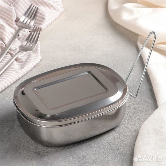 Контейнер из нержавеющей стали с держателем, 1713