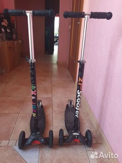 Самокат трехколесный до 60 кг