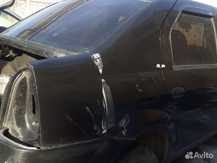 Крыло задняя левая рено логан