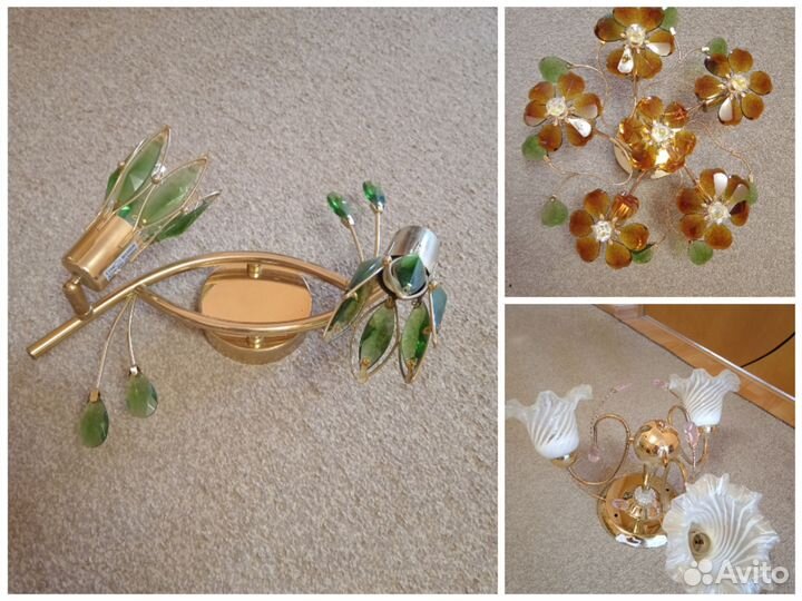 Люстра потолочная бу