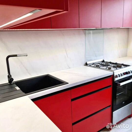 Кухня мдф без ручек