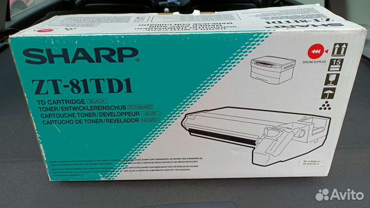 Тонер sharp AR-168T sharp ZT-81TD1 Epson EPL-6200
