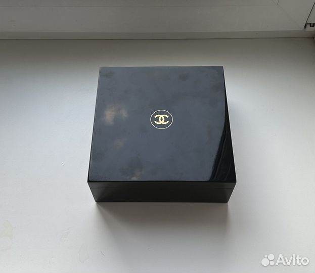 Chanel шкатулка кейс черная