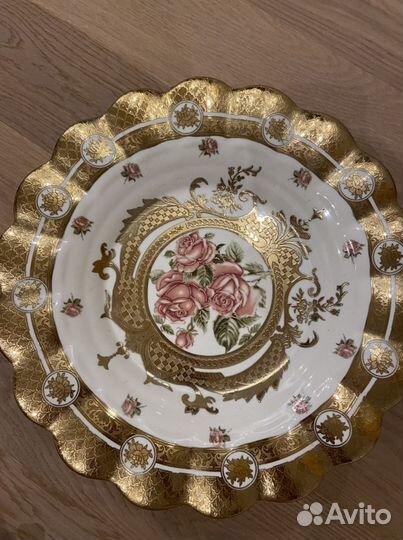 Ваза / блюдо / фруктовница на ножке, Lefard