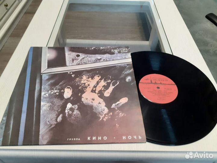 Виниловые пластинки цой, кино, русский рок