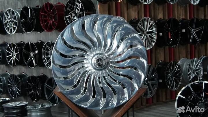 Кованый диск в стиле Mercedes R22 5x112. Цена за 1