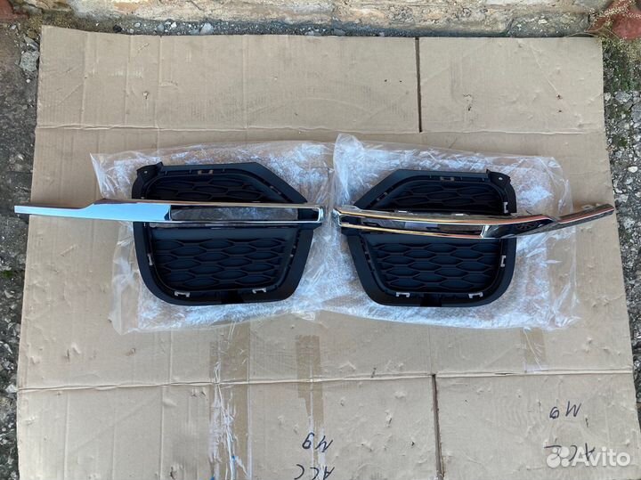 Рамки птф + хром молдинги Chery Tiggo 4