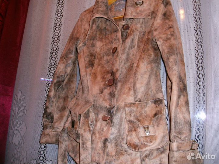 Кожаная куртка с выделкой