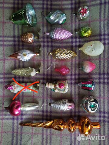 Новогодние елочные игрушки СССР