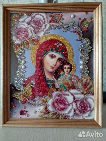 Вышивка бисером иконы