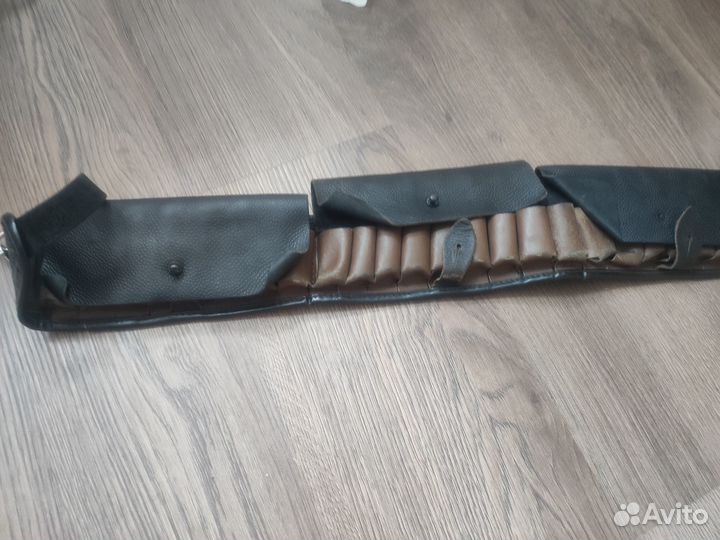 Патронташ кожа 12 калибр