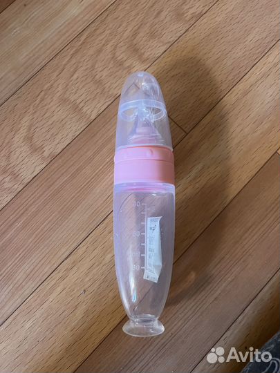 Бутылочки с ложкой силиконрвая доя кормления