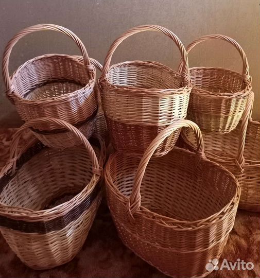 Корзины плетеные из лозы