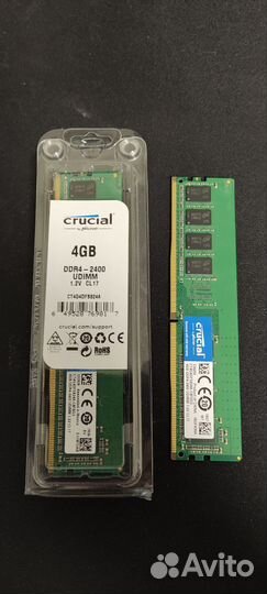Crucial ddr4 2х4gb 2400мгц