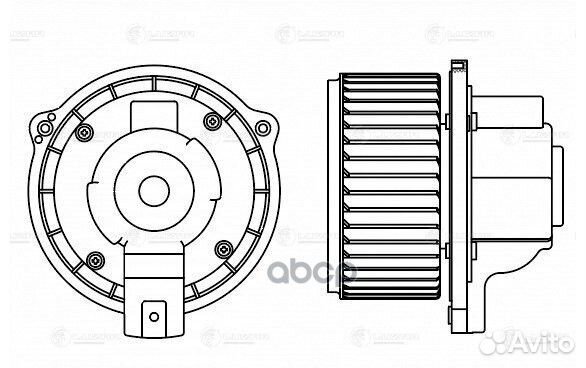 Вентилятор отопителя салона lifan solano 10/X60