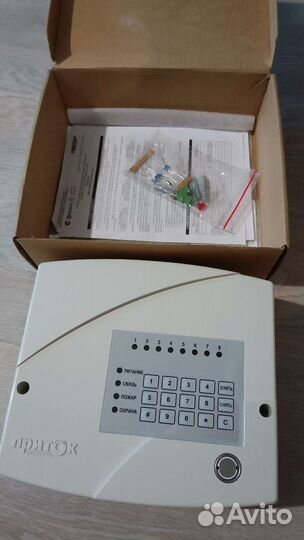 Объектовый прибор Приток-А-4(8) с акб