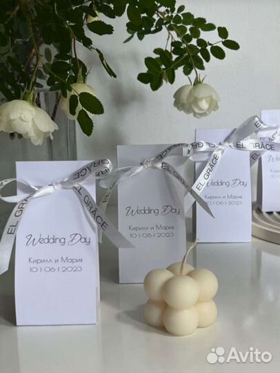Подарки для гостей на свадьбу
