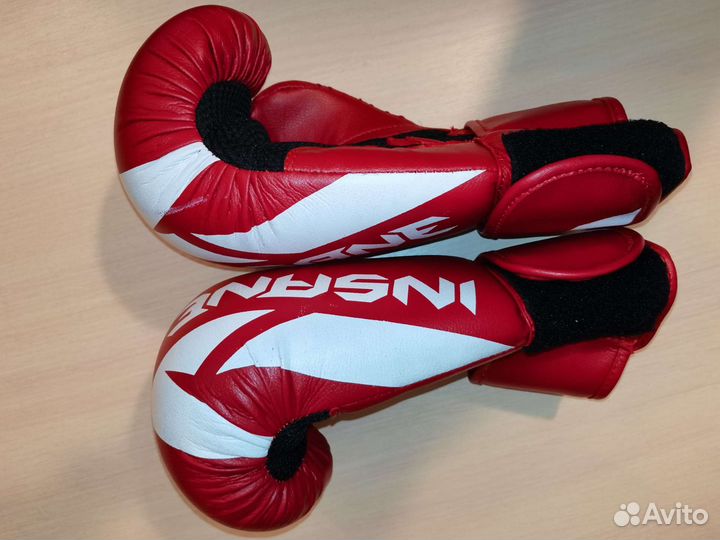 Перчатки боксерские Insane mars, пу, красный, 8 oz