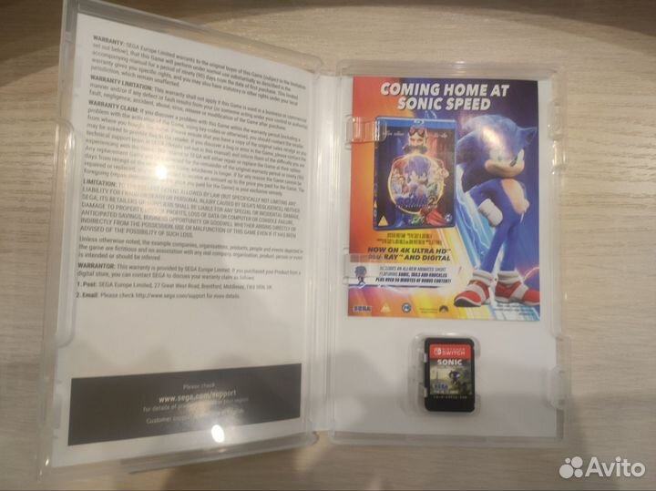 Sonic frontiers для Nintendo switch