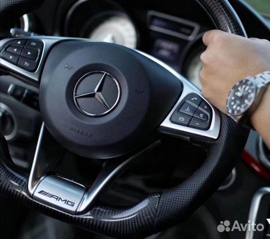 Накладка на руль AMG