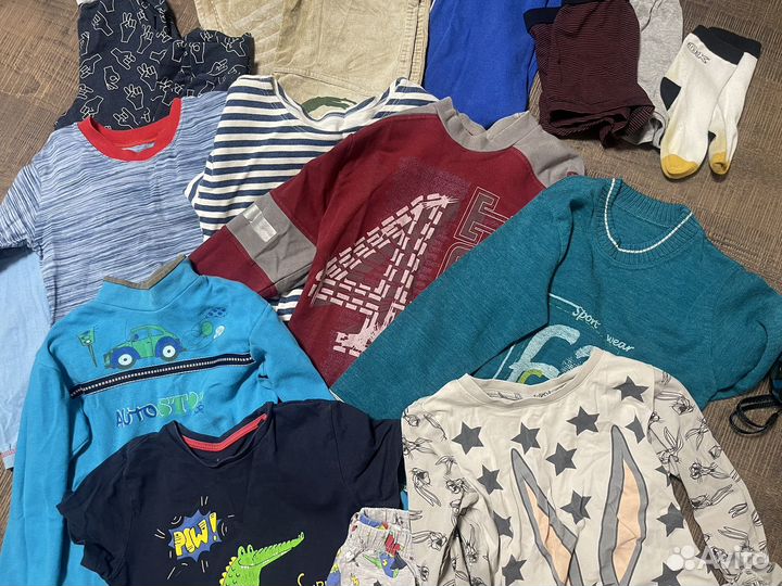 Вещи пакетом на мальчика 116 122 128
