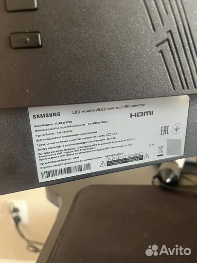 Монитор 144гц 24 дюйма samsung LF24G35tfwixci