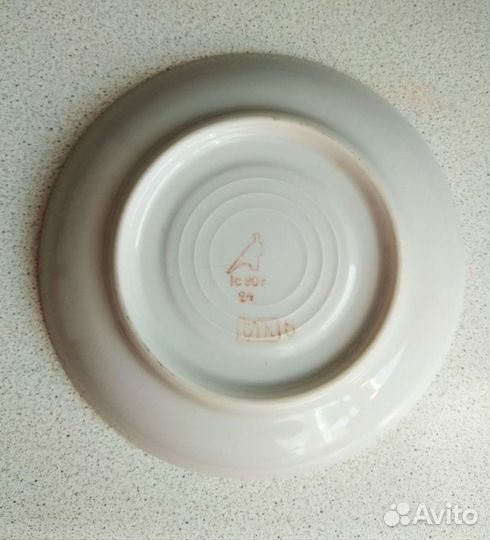 Чайное блюдце Дулево СССР