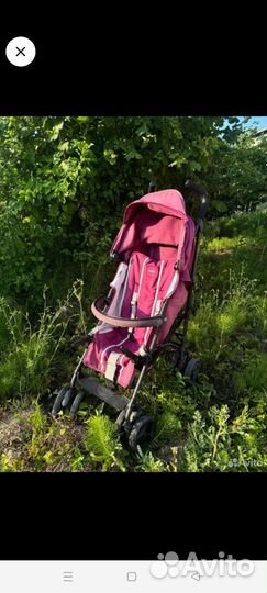 Прогулочная коляска трость бу