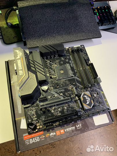 Asus TUF B450M-PRO gaming / материнская плата am4