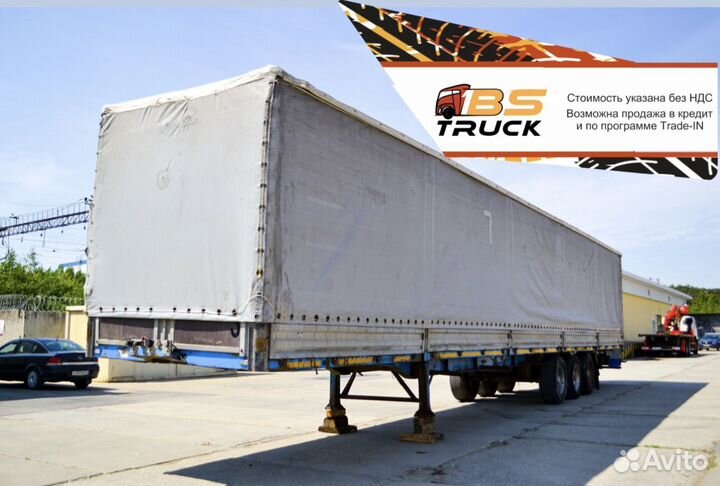 Полуприцеп шторно-бортовой Тонар 974611, 2007