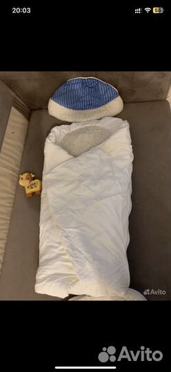 Конверт одеяло для мальчика