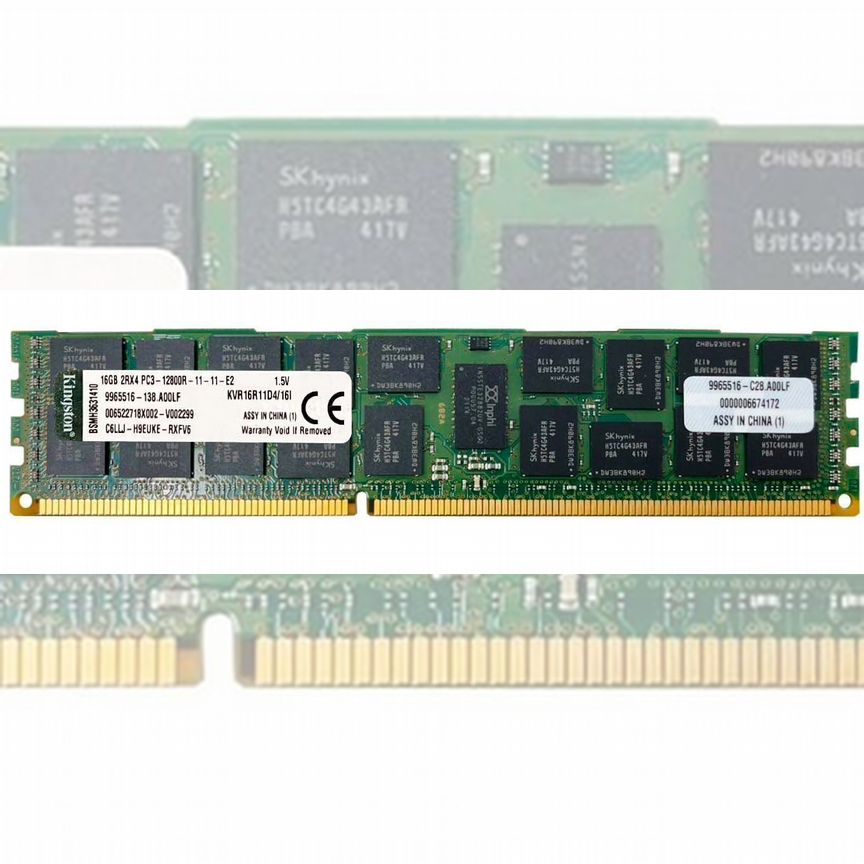 [KVR16R11D4/16I] Оперативная Память Kingston Ddr3 Kvr16r11d4/16i