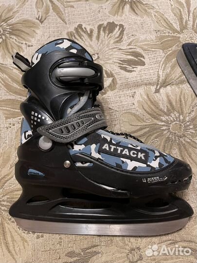 Коньки детские раздвижные 30-33 р