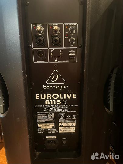 Колонки behringer с подставками