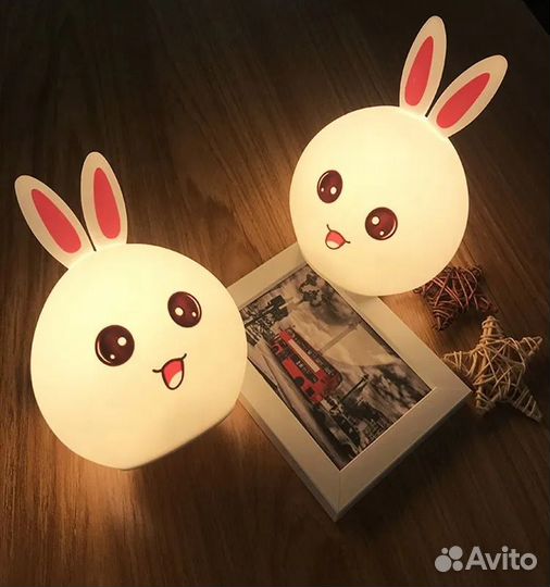 Беспроводной ночник светильник из мягкого силикона