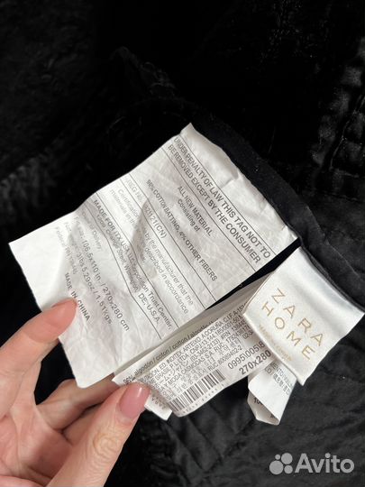 Плед покрывало zara home